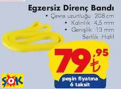SLAZENGER EGZERSİZ DİRENÇ BANDI